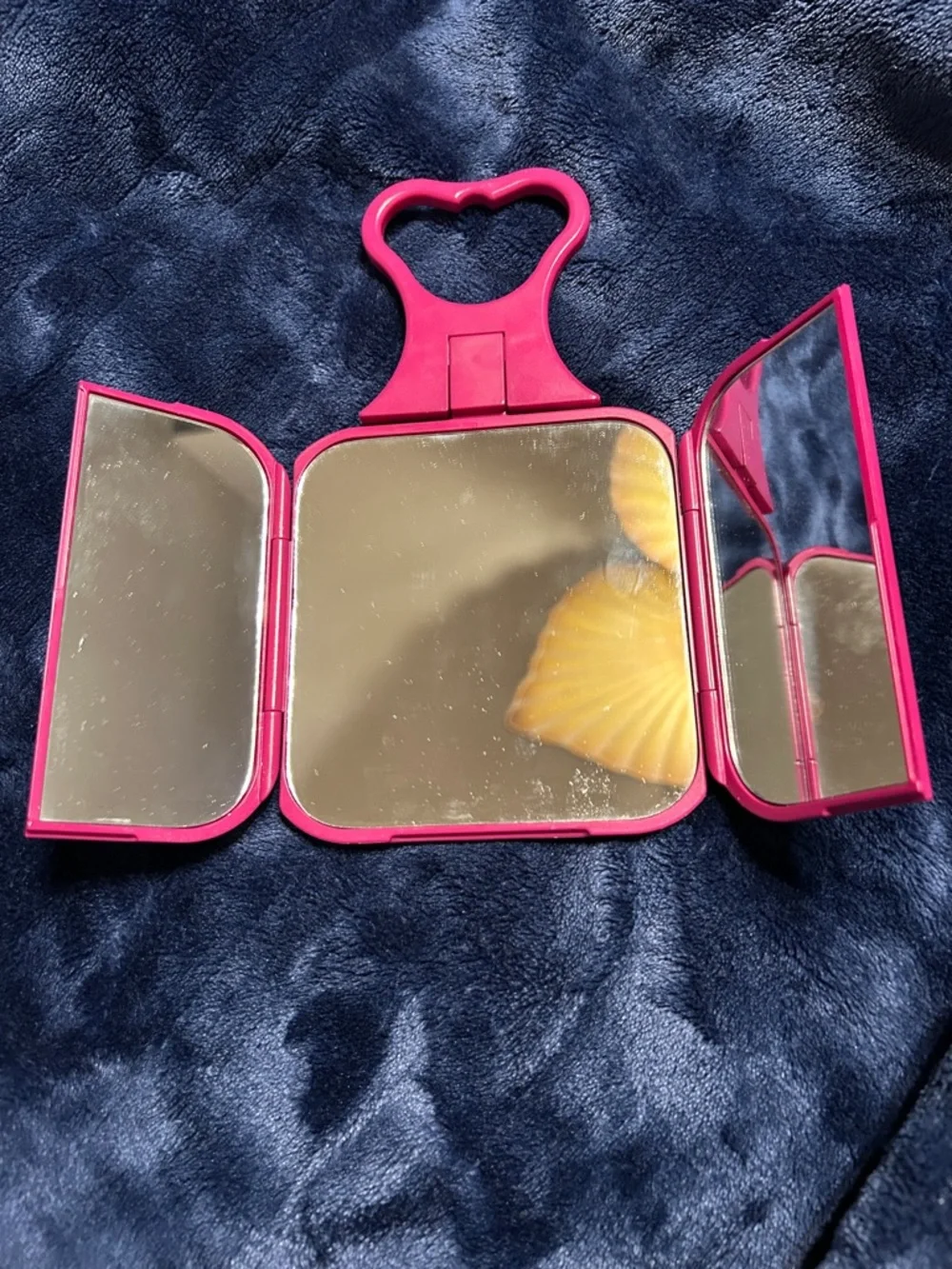 Pink 3-Way Vanity Mirror